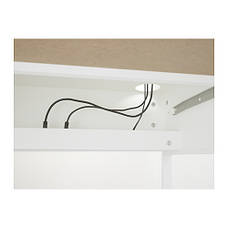Робочий стіл IKEA MICKE білий 302.130.76, фото 4