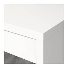 Робочий стіл IKEA MICKE білий 302.130.76, фото 6
