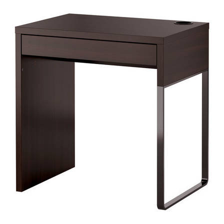 Робочий стіл IKEA MICKE чорно-коричневий 202.447.47, фото 1