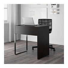 Робочий стіл IKEA MICKE чорно-коричневий 202.447.47, фото 3