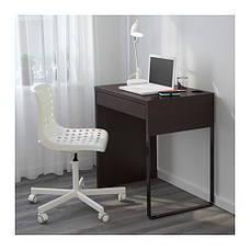 Робочий стіл IKEA MICKE чорно-коричневий 202.447.47, фото 4
