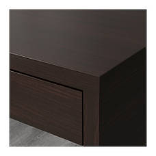 Робочий стіл IKEA MICKE чорно-коричневий 202.447.47, фото 6