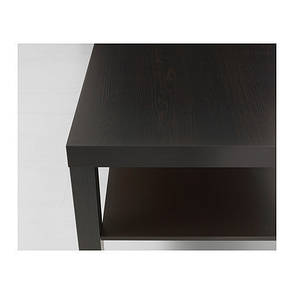 Журнальний стіл IKEA LACK чорно-коричневий 90х55см 401.042.94, фото 3