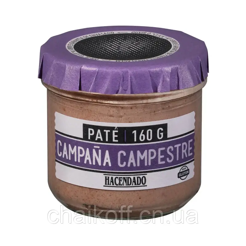 Паштет свинячий Hacendado Pate Campana 160 г (Іспанія)