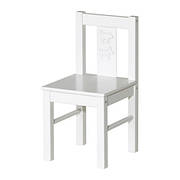 Дитячий стілець IKEA KRITTER білий 401.536.99