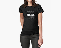 Женская футболка Мама босс Мama boss для мамы