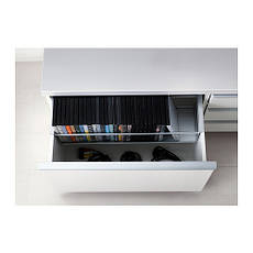 Тумба під ТВ, глянсовий білий, 302.691.29, IKEA, ІКЕА, BESTA BURS, фото 4
