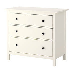Комод із 3 ящиками IKEA HEMNES білий 108x95 см 102.426.35, фото 1