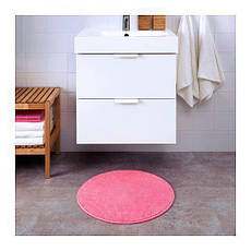 Килимок для ванної 55 см, рожевий, круглий, 503.116.17, ІКЕА, IKEA, BADAREN, фото 3