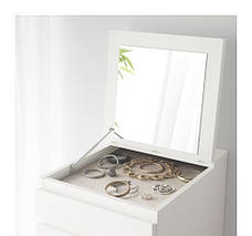 Комод із 6 ящиками, білий, 123х40 см, 602.180.15, ІКЕА, IKEA, MALM, фото 5