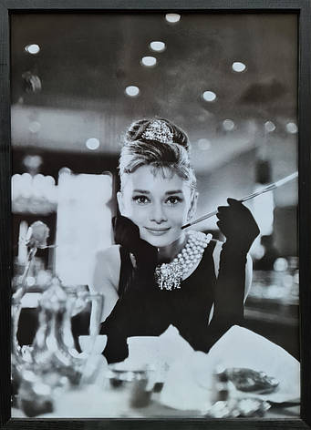 Фотокартина в дерев'яній рамі Audrey Hepburn 1 50х70 см POS-5070-256, фото 1