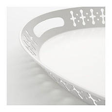 Піднос IKEA ROMANTISK білий 801.756.75, фото 4