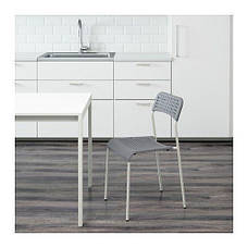 Стілець сірий IKEA ADDE 102.259.28, фото 2