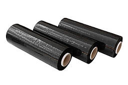 Стрейч-плівка чорна 1кг (ширина 25 см, товщина 20 мкм)