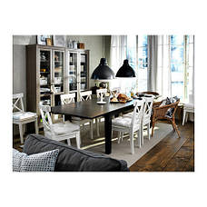 Крісло IKEA INGOLF білий 701.032.50, фото 5