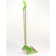 Щітка та совок з ручкою, набір, зелений/білий, CH-4077