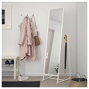 Дзеркало підлогове IKEA KNAPPER білий 003.962.42, фото 4