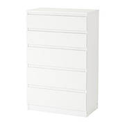 Комод IKEA KULLEN 5 ящиків білий 70х112 см 203.936.62