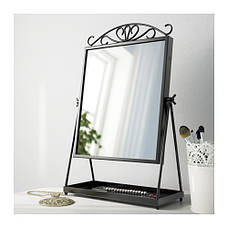 Дзеркало настільне IKEA KARMSUND чорний 002.949.79, фото 4