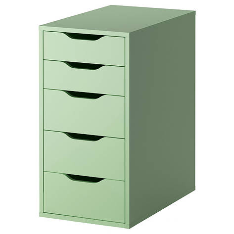 Тумба з ящиками, світло-зелений, 36x70 см 702.777.59 IKEA, ІКЕА, ALEX, фото 1
