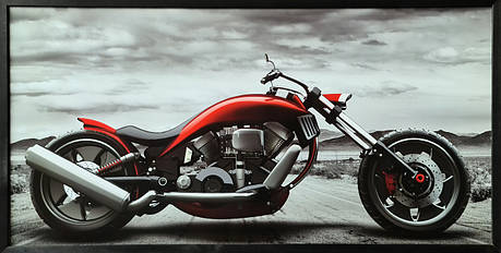 Фотокартина в дерев'яній рамі Bike 4 50х100 см POS-50100-286, фото 1