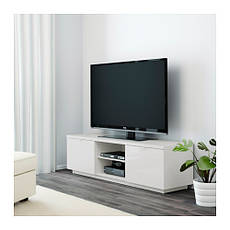 Тумба під ТВ, глянсовий білий, 802.277.97, ІКЕА, IKEA, BYAS, фото 5