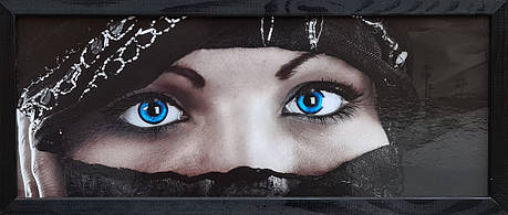 Фотокартина в дерев'яній рамі Eyes 1 20х50 см POS-2050-119, фото 1