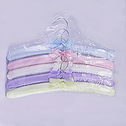 Плечики атласні, 5 шт., різнокольоровий, CH-4046