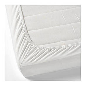 Простирадло натяжне IKEA LEN білий 70x160см 701.286.13, фото 4