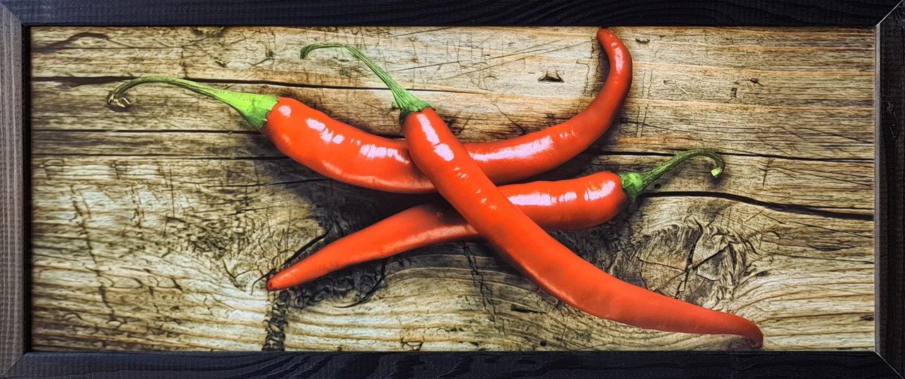 Фотокартина в дерев'яній рамі Paprika 1 20х50 см POS-2050-106