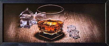 Фотокартина в дерев'яній рамі Whisky 2 20х50 см POS-2050-145, фото 1