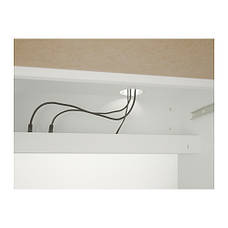 Робочий стіл з тумбою IKEA MICKE білий 802.130.74, фото 5