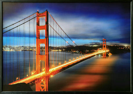 Фотокартина у дерев'яній рамі Bridge 8 70х100 см POS-70100-295, фото 1