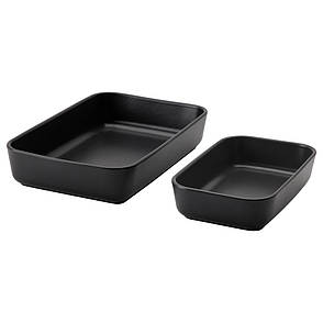 Форма для випікання IKEA LYCKAD 2 шт темно-сірий 004.644.29, фото 1