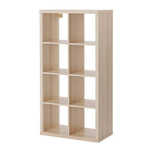 Стелаж 2х4 ящики IKEA KALLAX під білий дуб 003.245.18, фото 1