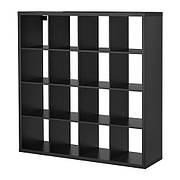 Стелаж 4х4 ящика IKEA KALLAX чорно-коричневий 102.758.62
