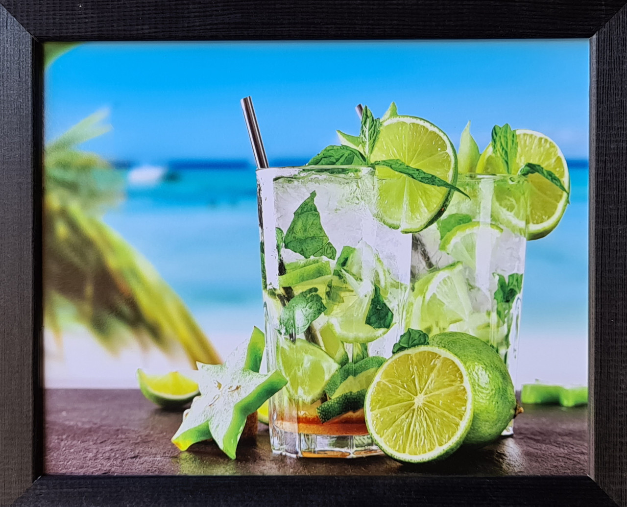 Фотокартина в дерев'яній рамі Drink 3 20х25 см POS-2025-060