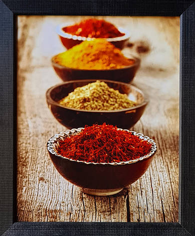 Фотокартина в дерев'яній рамі Spices 5 20х25 см POS-2025-066, фото 1