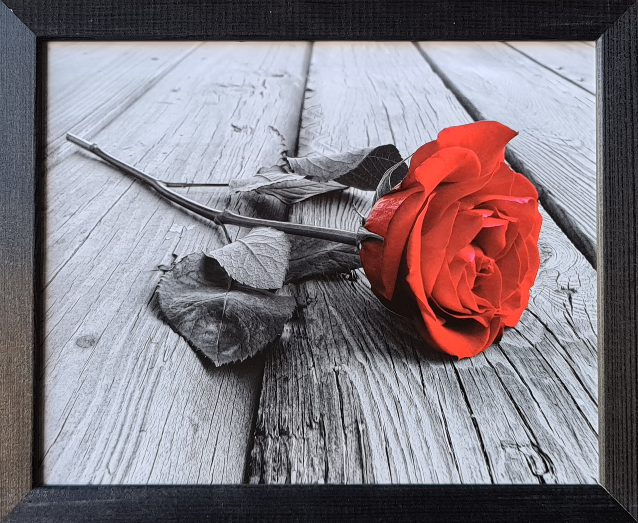 Фотокартина в дерев'яній рамі Rose 2 20х25 см POS-2025-085
