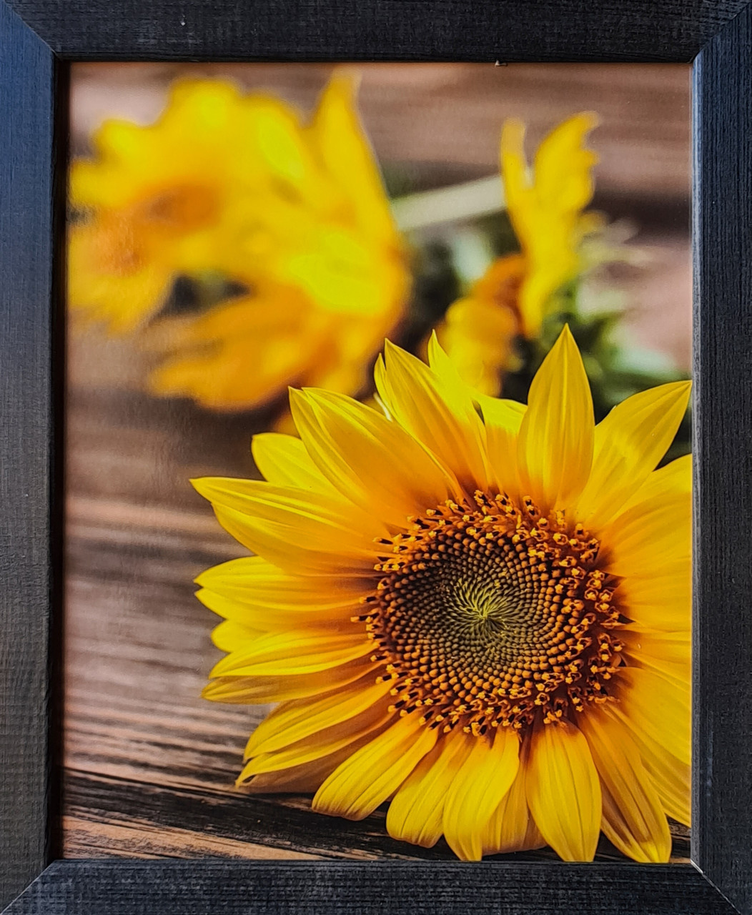 Фотокартина в дерев'яній рамі Sun flower 2 20х25 см POS-2025-091