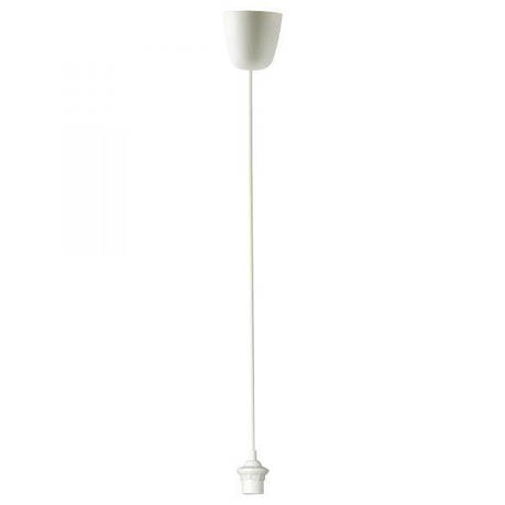 Шнур-підвісний IKEA HEMMA білий 1.8 м 103.865.77, фото 1