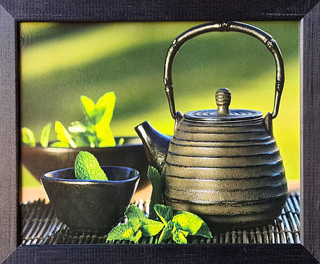 Фотокартина в дерев'яній рамі Tea 3 20х25 см POS-2025-055, фото 1