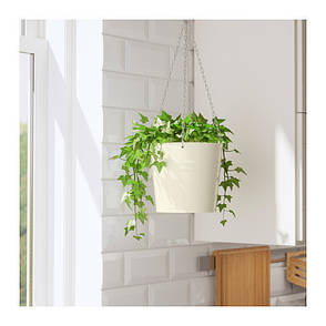 Кашпо підвісне, білий, 403.388.58, ІКЕА, IKEA, SOCKER, фото 3