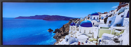 Фотокартина в дерев'яній рамі Greece 2 35х100 см POS-35100-239, фото 1