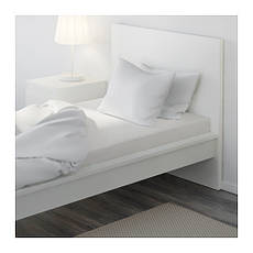 Простирадло натяжне IKEA DVALA 90х200 см білий 003.572.26, фото 5