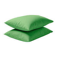 Наволочка на подушку IKEA DVALA 2 шт зеленый 602.964.85