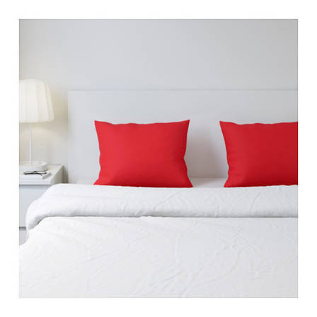 Наволочка на подушку IKEA DVALA 2 шт червоний 801.499.69, фото 3