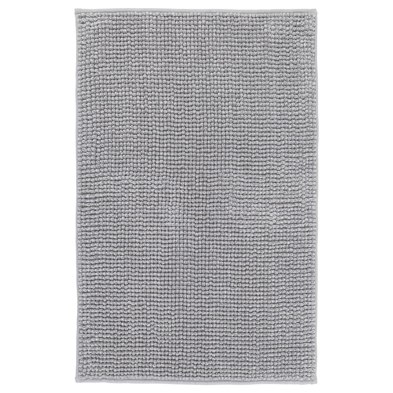 Килимок для ванної IKEA TOFTBO сіро-білий меланж 50х80 см 904.222.51
