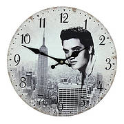 Настінний годинник «Elvis Presley», круглий, 29 см, OR-1044