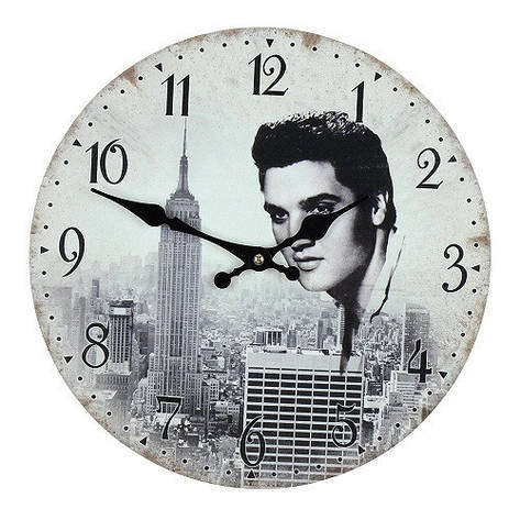 Настінний годинник «Elvis Presley», круглий, 29 см, OR-1044, фото 1